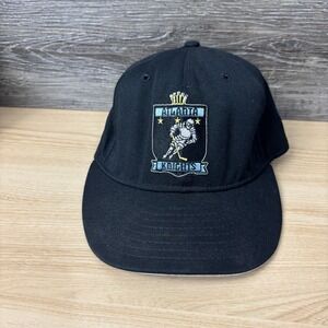 Vintage Atlanta‎ Knights Hat Cap Fitted 6 1/2 Black Hockey Minors Pro Line USA